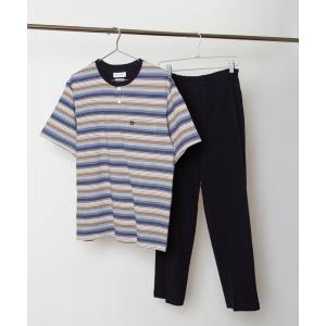 パジャマ 「mila schon」テンジクボーダー/無地　半袖ルームウェア メンズ