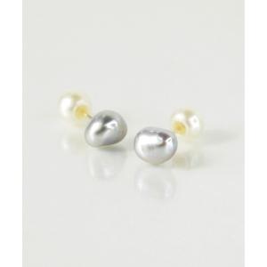 anq.（アンク） ピアス 「anq.」K10・バロックパールフックピアス 淡水