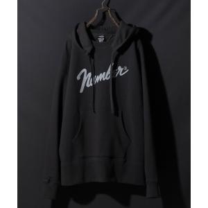 パーカー メンズ Number(9) PRINTED VINTAGE GAZETTE PULLOVER HOODIE｜ZOZOTOWN Yahoo!店