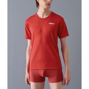 メンズ umbro/アンブロ クルーネックTシャツ ビッグロゴ メッシュ 吸汗速乾｜ZOZOTOWN Yahoo!店