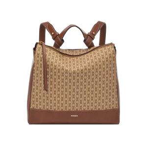 【美品】フォッシル Fossil 上品 レザー ブラウン 大人 ミニリュック FOSSIL｜フォッシル リュックサック レディース レザー ブラウン