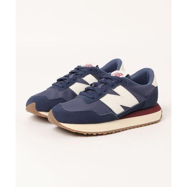 「New Balance」 ローカットスニーカー 24.5cm ネイビー メンズ