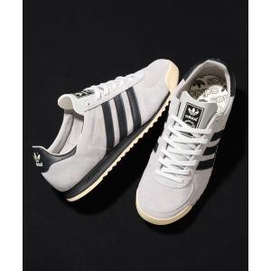 「adidas」 ローカットスニーカー 28.5cm グレー MEN