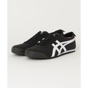 「Onitsuka Tiger」 ローカットスニーカー 28.5 ブラック×ホワイト WOMEN