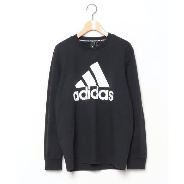 「adidas」 長袖Tシャツ O ブラック メンズ