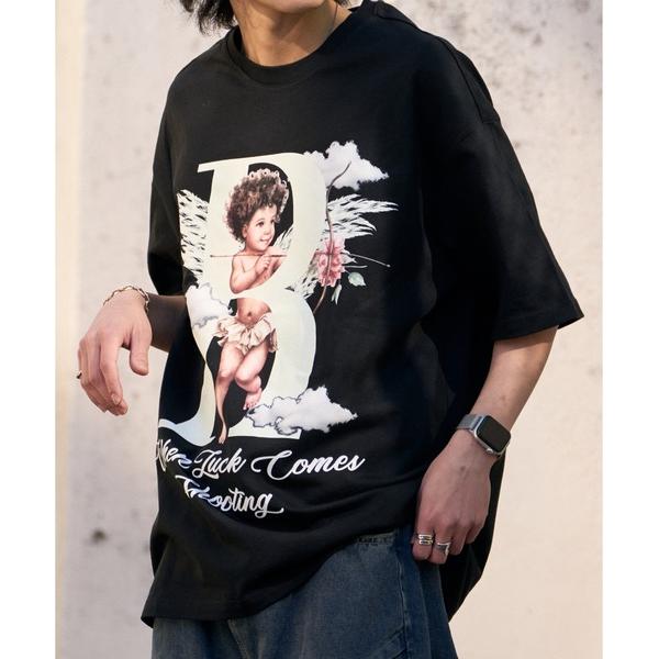 tシャツ 「Good Riddanceコラボ」エンジェル デザイン フロントプリント 半袖Tシャツ ...