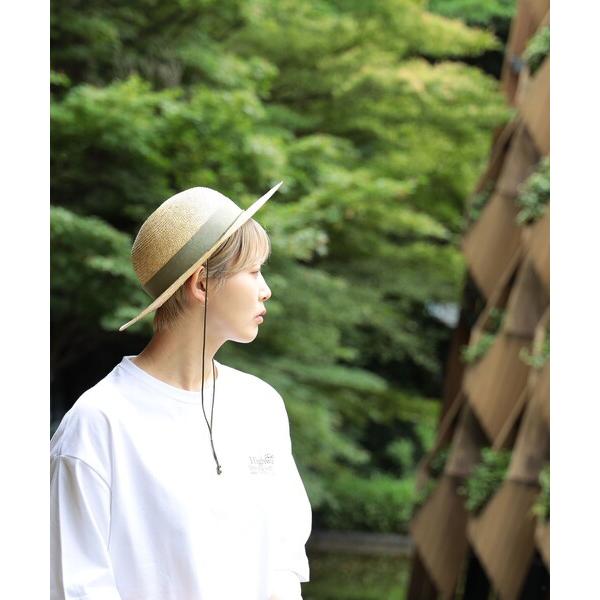 帽子 ハット 「UNISEX」 丸高製帽所 × BEAMS JAPAN / 別注 麦わら帽子 メンズ...