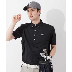ポロシャツ メンズ 「FILA GOLF/フィラゴルフ」半袖ポロシャツ　ゴルフ　吸汗速乾 　UV機能。｜ZOZOTOWN Yahoo!店