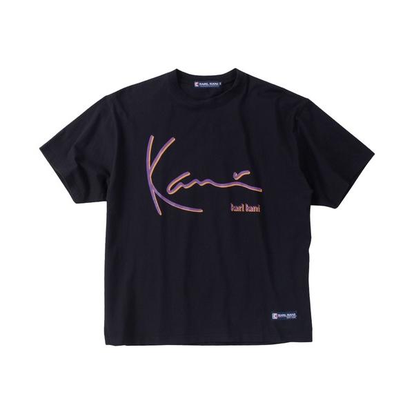 tシャツ Tシャツ メンズ KARL KANI カール カナイ 天竺半袖Tシャツ 大きいサイズ ビッ...