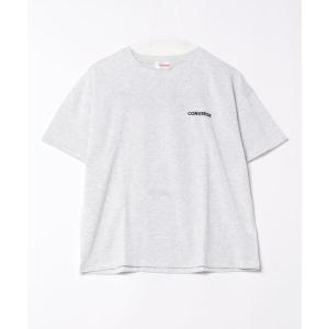 tシャツ Tシャツ レディース 「CONVERSE/コンバース」　フロッキーシューズバックプリントクルーネックTシャツ｜zozo