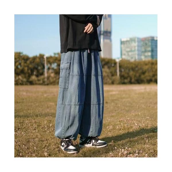 カーゴパンツ 「2024」デニムカーゴパンツ メンズ