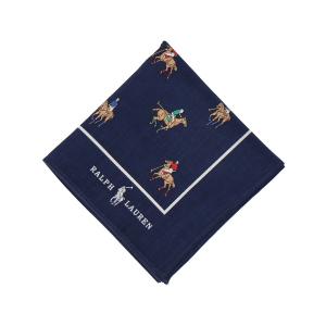 メンズ タオル ハンカチ POLO RALPH LAUREN/紳士プリントハンカチ「総柄馬」｜zozo