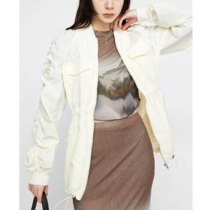 LAGUA GEM（ラグアジェム） ブルゾン アウター HOODIE ZIP STITCH