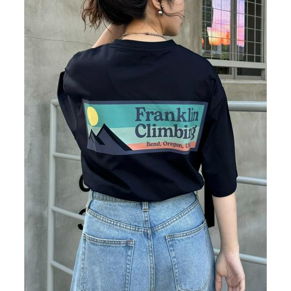 tシャツ 「Franklin Climbing」ユニセックスバックロゴ半袖Tee メンズ レディース