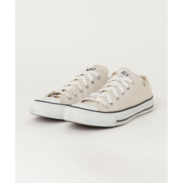 「CONVERSE」 ローカットスニーカー 24cm ベージュ レディース