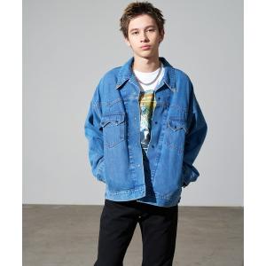 ジャケット Gジャン メンズ Levi's/リーバイス ウエスタン トラッカージャケット ミディアムインディゴ THIS IS FAMILIAR｜ZOZOTOWN Yahoo!店