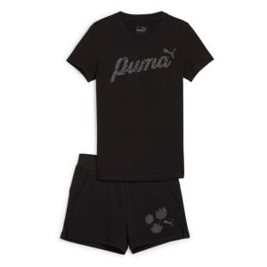 ジャージ キッズ PUMA プーマ キッズ ガールズ ブロッサム 半袖 Tシャツ ショーツ セット 120-160cm｜zozo