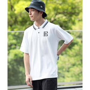 メンズ ポロシャツ 「MEN」BEAMS GOLF ORANGE LABEL / 音符ロゴ ストレッチポロシャツ｜zozo