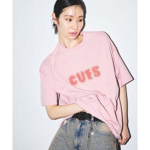 tシャツ Tシャツ メンズ 限定展開 ビッグシルエット ドットプリント クルーネックTシャツ/CUES｜zozo