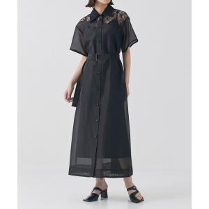 UNITED TOKYO シャツワンピース シアードリームブロッキング UNITED TOKYO シャツワンピース シアードリームブロッキング