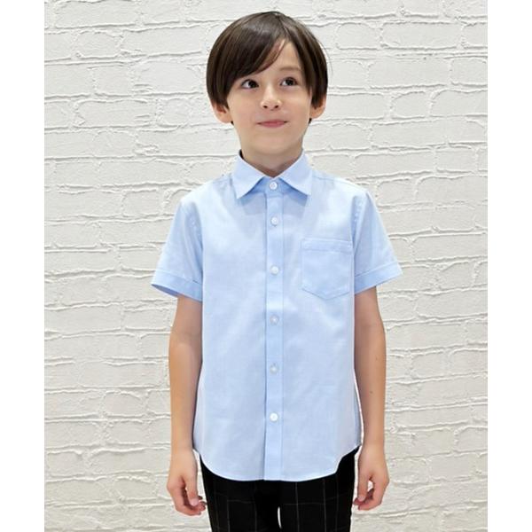 ブラウス シャツ 「KIDS」半袖ベーシックシャツ キッズ 子供服 男の子
