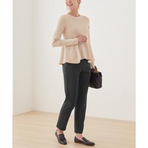 パンツ SABRINA/サブリナ　ゆったりストレッチパンツ　テーパードスタイル　10分丈 レディース