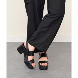 サンダル 「CARRANO」厚底ダブルストラップサンダル(642101) レディース