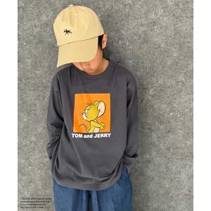 tシャツ 「トム＆ジェリー/TOM＆JERRY」 オーバーサイズ　ロンT キッズ 子供服 男の子 女の子