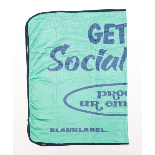 インテリア アメリカンスクールガールブランケット‐グリーン