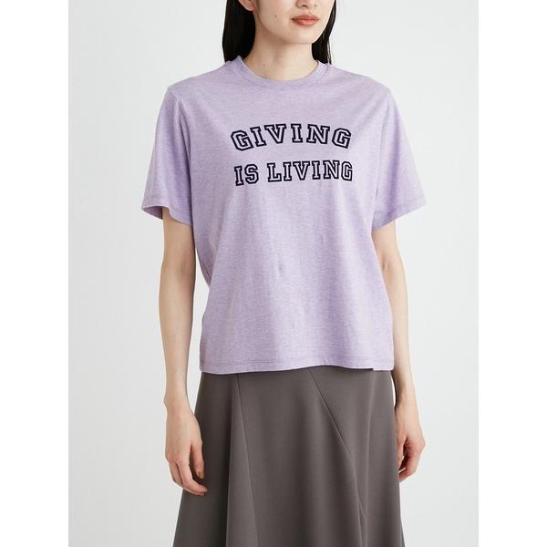 「Mila Owen」 半袖Tシャツ 0 パープル レディース