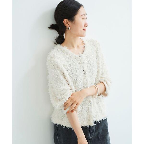 コート アウター TORRAZZO DONNAファンシーヤーンジャケット レディース