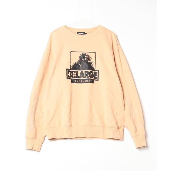 「XLARGE」 スウェットカットソー LARGE オレンジ メンズ