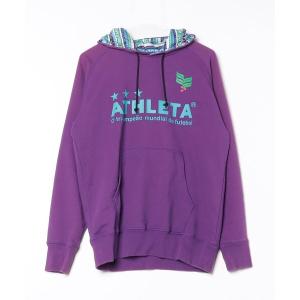 「ATHLETA」 プルオーバーパーカー M パープル メンズ｜zozo