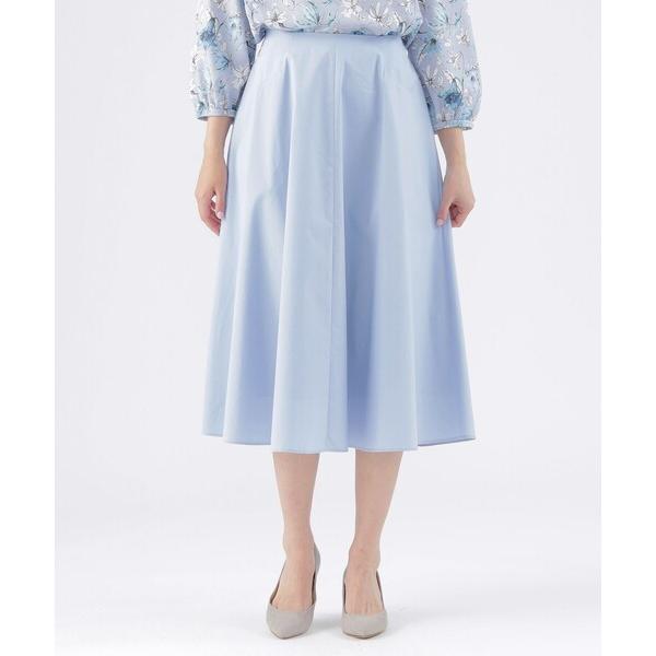 スカート 「ウォッシャブル」「はっ水」「UV対策」タイプライターフレアスカート