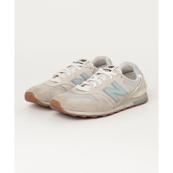 「New Balance」 ローカットスニーカー 25.5cm ホワイト レディース