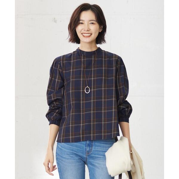 レディース 「J.PRESS Ladies」 長袖ブラウス X-SMALL ネイビー