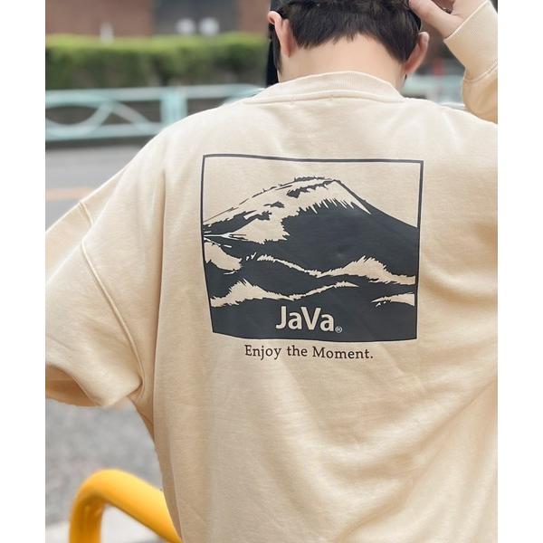 「Java」 スウェットカットソー LARGE オフホワイト メンズ