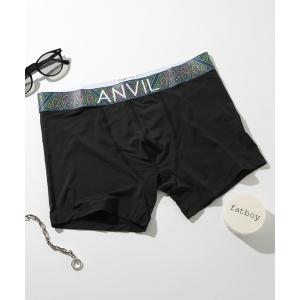 メンズ ボクサーパンツ 「ANVIL」 ナイロンペイズリーベルトボクサーパンツ ANV0607｜zozo