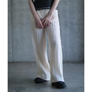 tシャツ Tシャツ レディース Crinkle texture trousers｜zozo