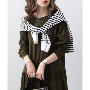 ワンピース atONE ロングティアードカットワンピース