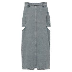 スカート デニム レディース 「CLANE/クラネ」CIRCLE CUT LAYERED DENIM SKIRT/サークルカットレイヤードデニムスカー｜ZOZOTOWN Yahoo!店