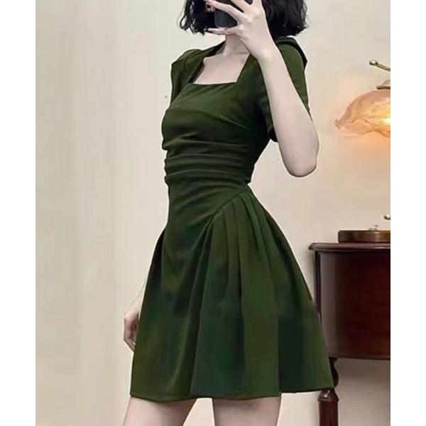 ワンピース ミニワンピース レディース 夏服半袖韓国