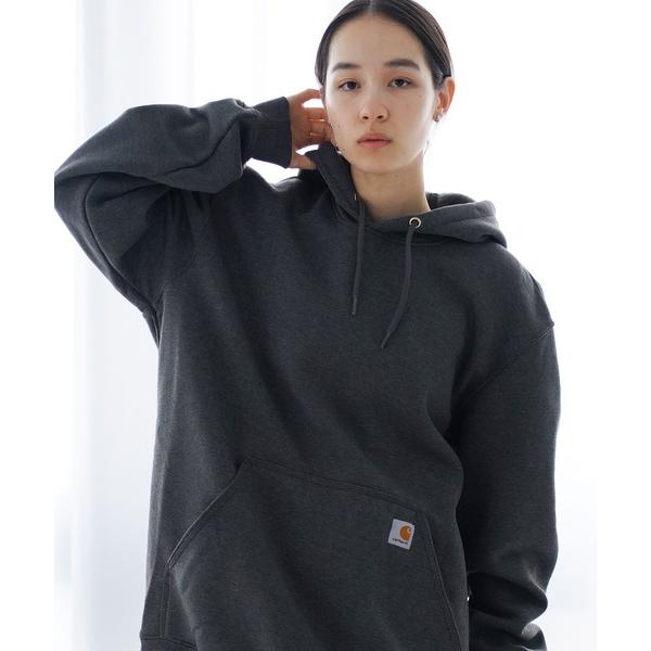 「Carhartt」 プルオーバーパーカー MEDIUM チャコールグレー メンズ