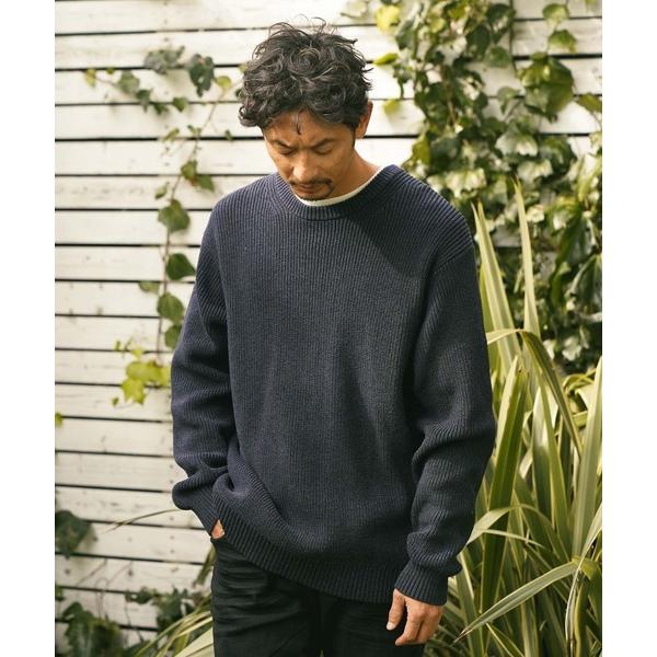 「BAYFLOW」 長袖ニット LARGE ブラック メンズ