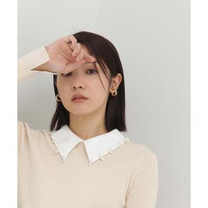 「NATURAL BEAUTY BASIC」 長袖ニット FREE オフホワイト レディース｜zozo