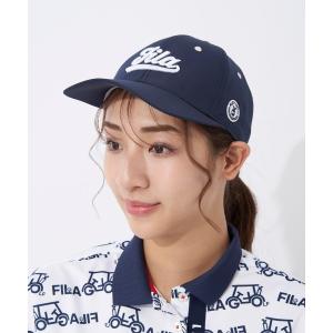 帽子 キャップ レディース 「FILA GOLF/フィラゴルフ」レディースツイルキャップ　ゴルフ｜zozo