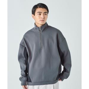 トレーナー スウェット 「A+TOKYO/エープラストウキョウ」ハーフジップファンクションスウェット メンズ