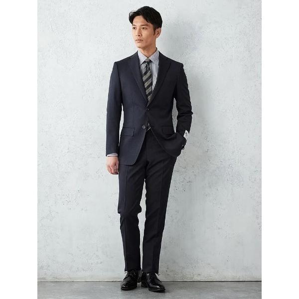 セットアップ 「上下洗える/Wltimo」ウール混2釦セットアップスーツ　グレンチェック「クラシコ」...