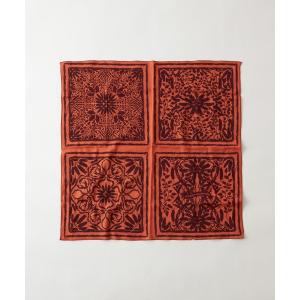 「WHITE MOUNTAINEERING」 BOTANICAL BANDANA PRINTED SCARF FREE オレンジ メンズ｜zozo