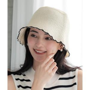 帽子 ハット レディース バイカラースカラップハット｜ZOZOTOWN Yahoo!店
